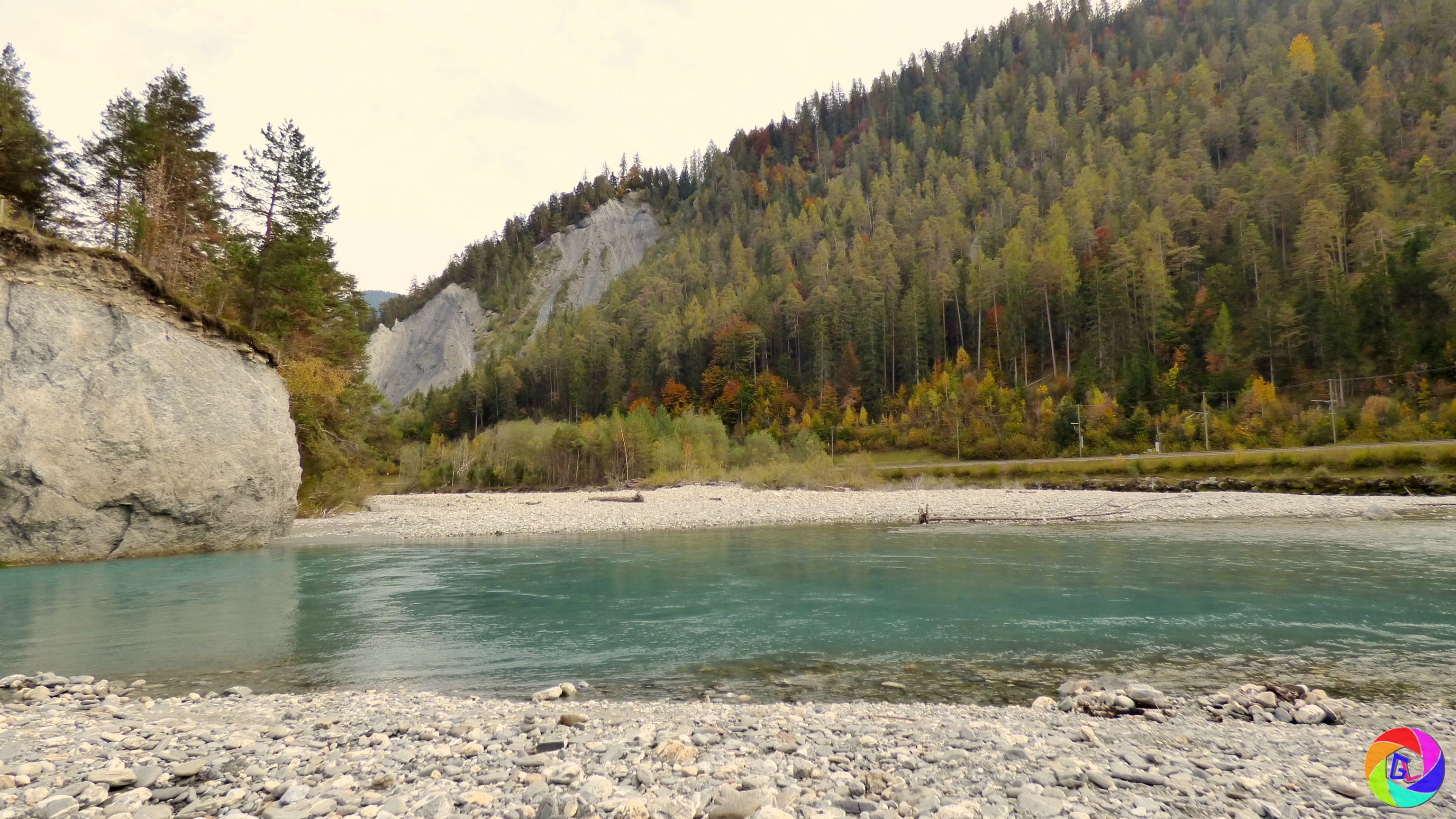 Rhine Gorge in Switzerland